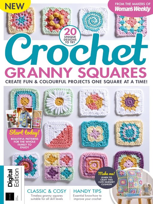 Cover image for Crochet Granny Squares
